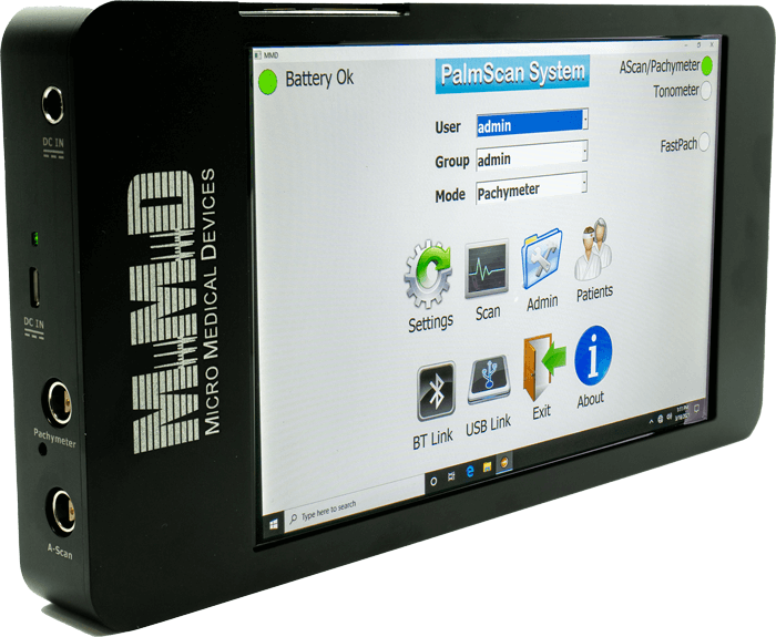 PalmScan Pro portable ultrasound biometer
