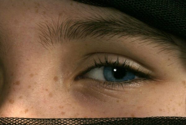 Close-up of human eyes highlighting clarity and vision.