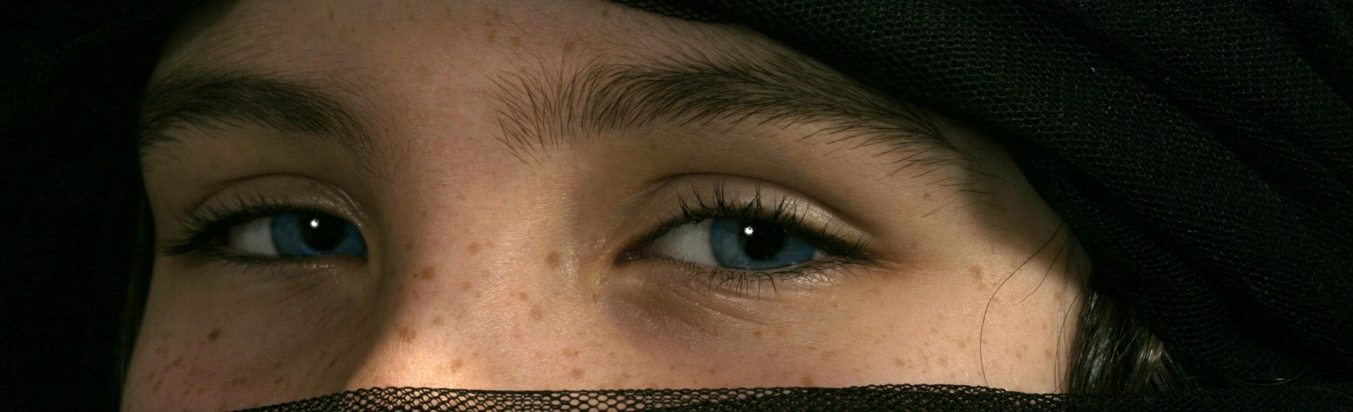 Close-up of human eyes highlighting clarity and vision.